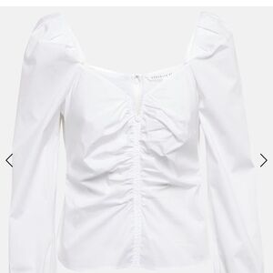 Veronica Beard Puff Sleeve Shirt top